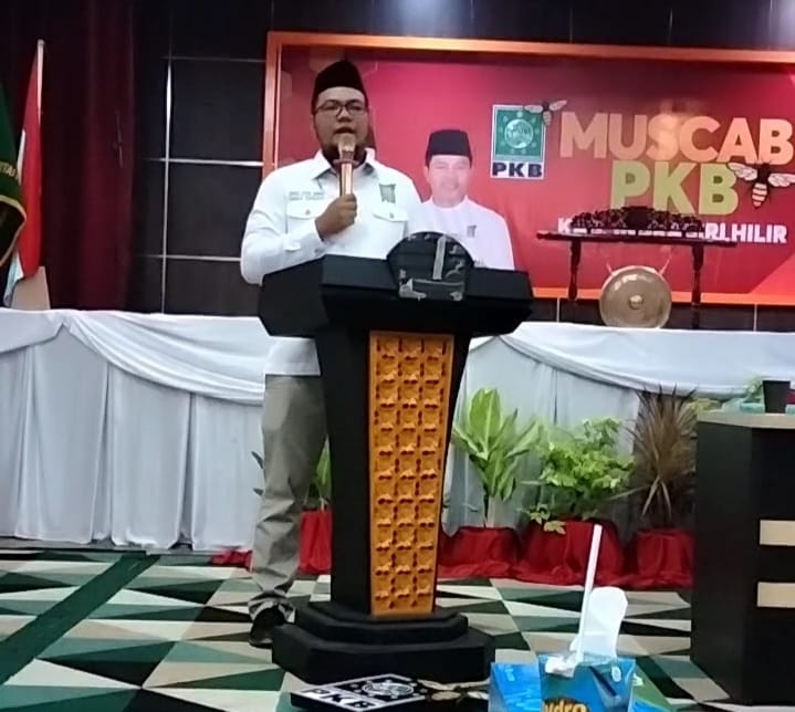 Muscab Ke-V, Iwan Taruna Dikukuhkan Sebagai Ketua DPC PKB Inhil Periode 2021-2026