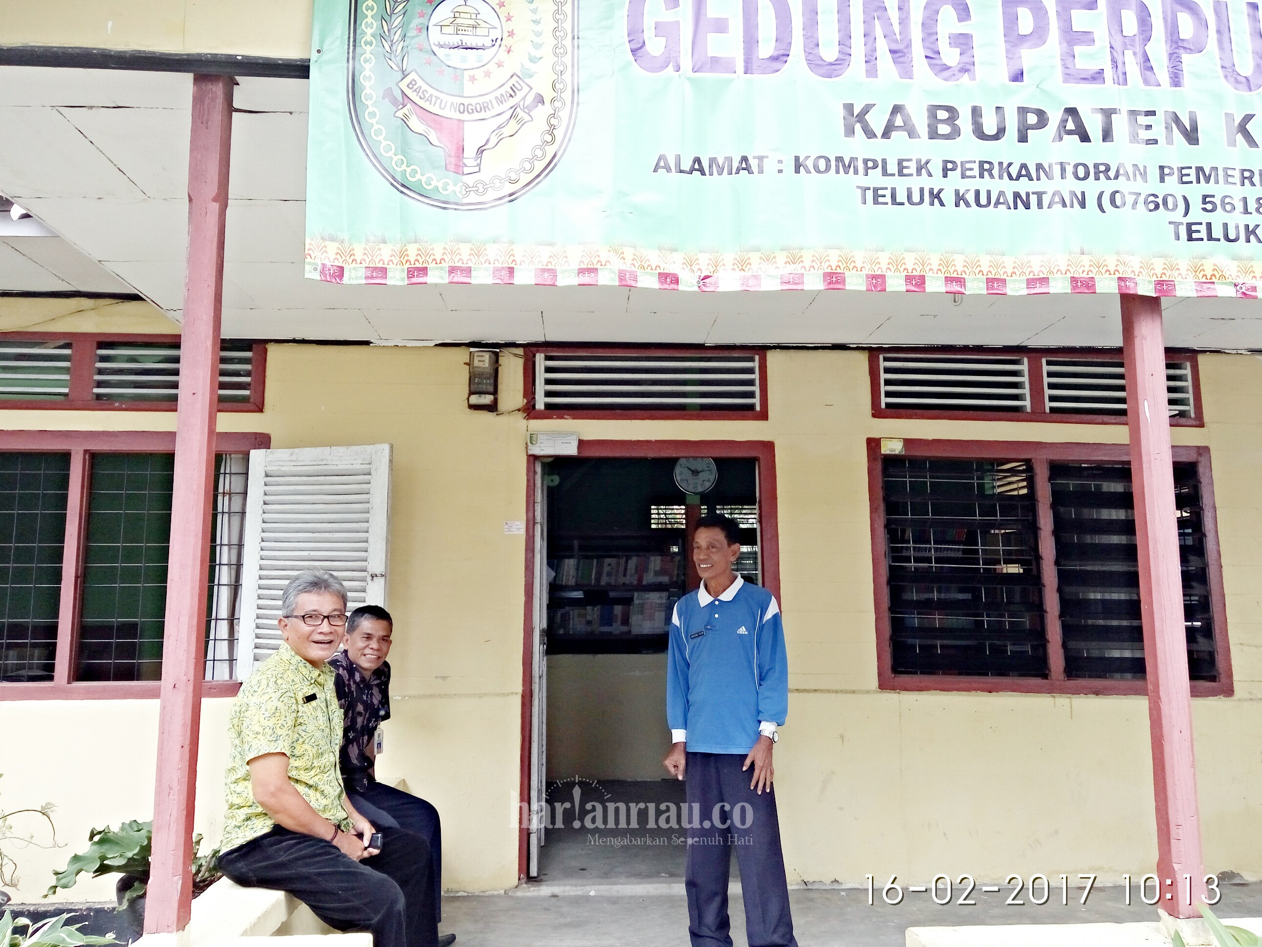 Hadapi Rakor se Provinsi Riau, Asisten 1 Setda Tinjau Pustaka Kuansing