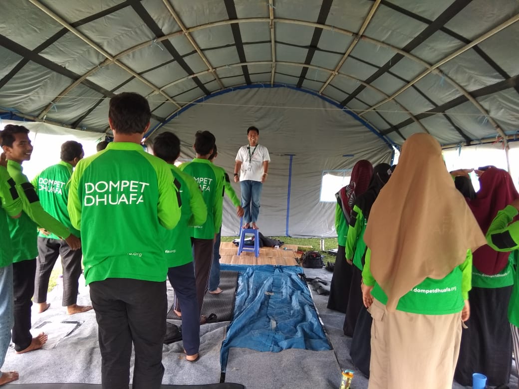 Domet Dhuafa Siapkan Vunter Riau dalam Leadership Camp 2019