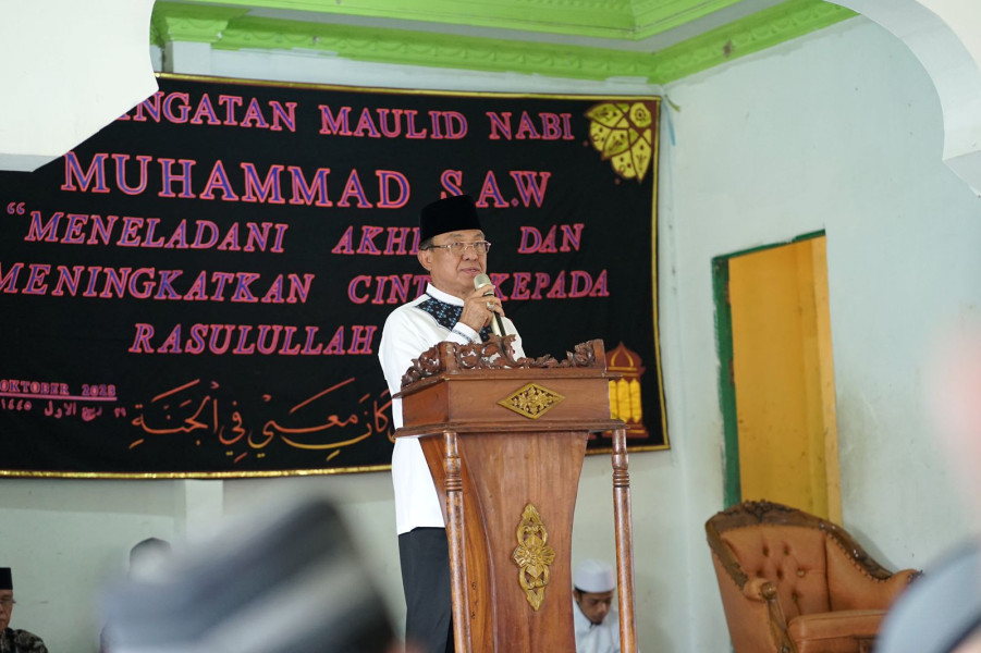 Bupati Inhil HM Wardan Hadiri Maulid Nabi Muhammad SAW di Ponpes Al-Baaqiyatusa'adiyyah