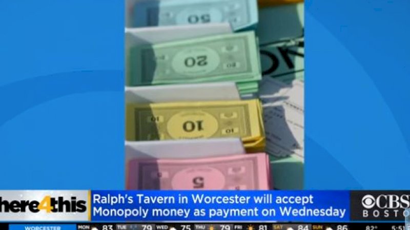 Bar di AS Terima Uang Monopoli untuk Pembayaran, Ternyata Ini Alasannya