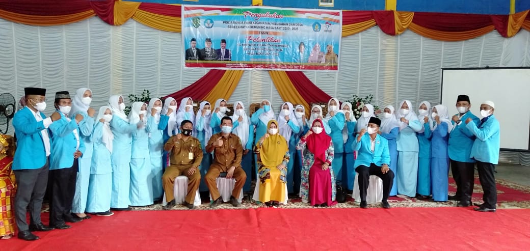 Kadisdik Inhil Hadiri Pelantikan Pokja Bunda PAUD se-Kecamantan Kemuning