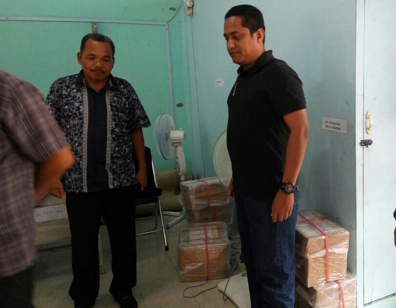 Polres Inhil Lakukan Pengamanan dan Pengawasan Pendistribusian Naskah UN