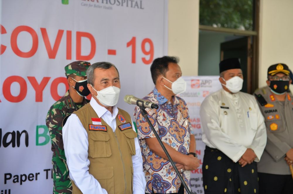 Gubri Syamsuar Harap Perusahaan yang Ada di Riau Dapat Membantu Penanganan Covid-19
