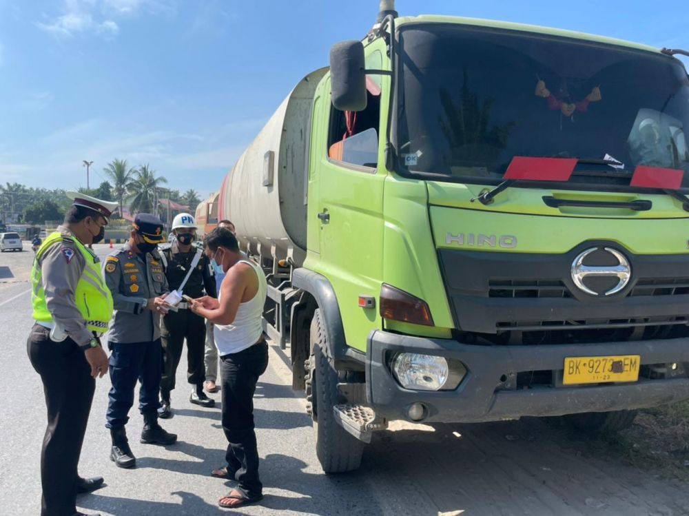 Selama 4 Bulan, 560 Truk Ditilang