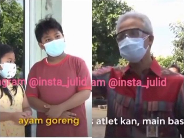 Bertemu Ganjar Pranowo, Bocah SD Ini Ngobrol Santai Bak Teman Sebaya
