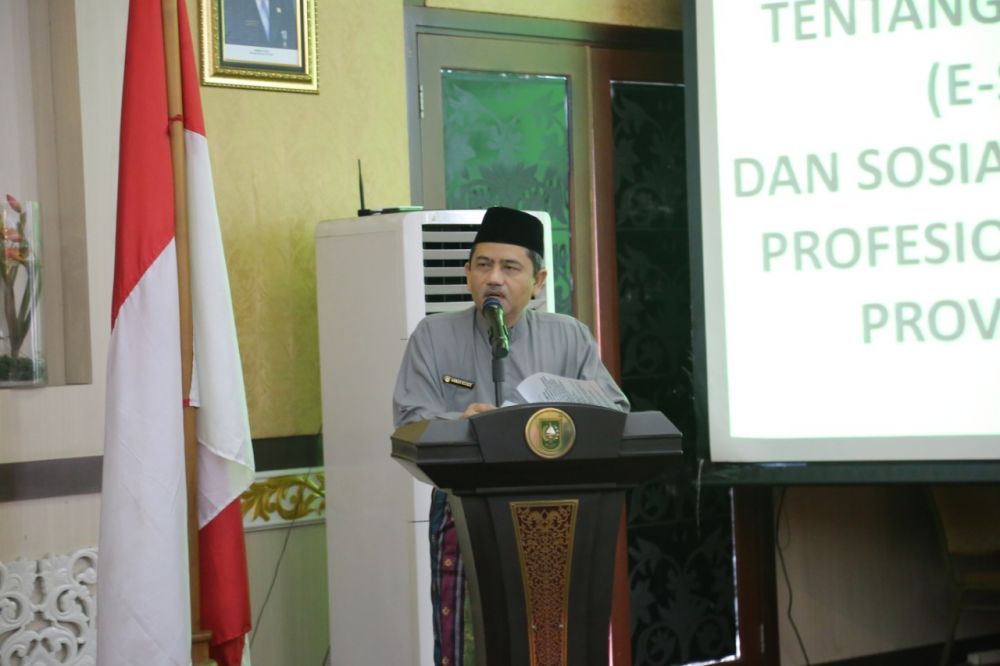 Sekdaprov Riau Hadiri Sosialisasi Pelaksanaan Pergub E-Sikap