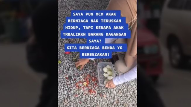 Lapak Wanita Dirusak Pedagang Sebelah: Saya Cuma Jualan, Apa Salahnya