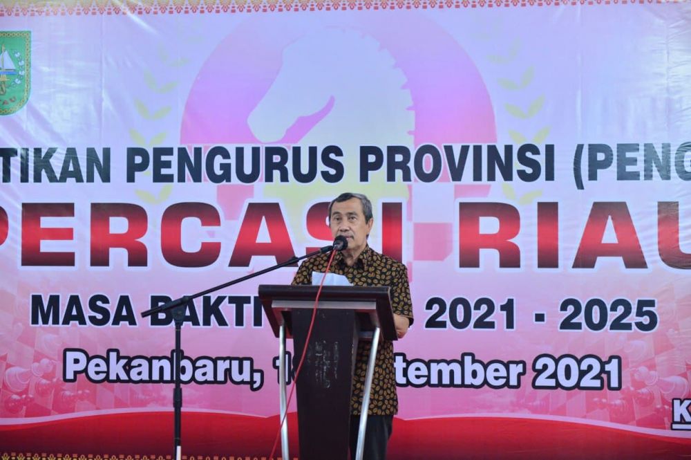 Gubri Syamsuar Harap Prestasi Catur Riau Ke Depan Bisa Lebih Baik
