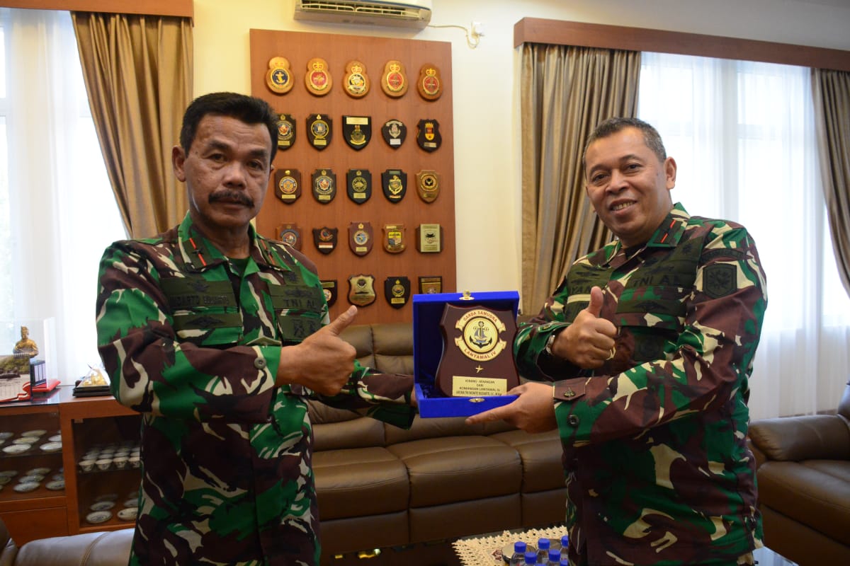 Danlantamal IV Tanjungpinang Terima Kunjungan Danguskamla Koarmada I