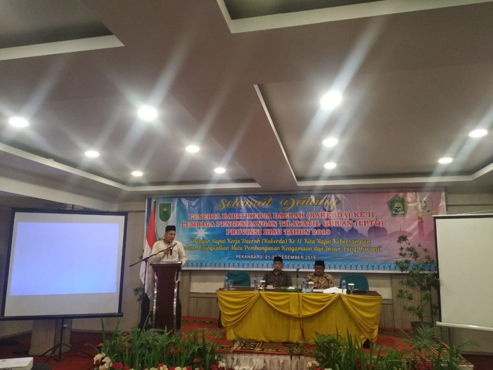 Bahas Perkembangan MTQ, LPTQ Riau Gelar Rakerda ke II