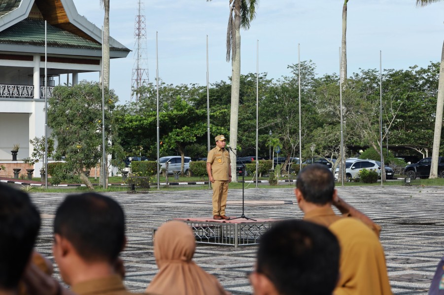 Wabup Siak Ajak ASN Tetap Fokus Kerja Meski Kondisi Keuangan Belum Stabil