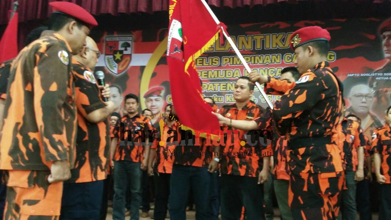Ketua MPW PP Riau Lantik MPC PP Inhil
