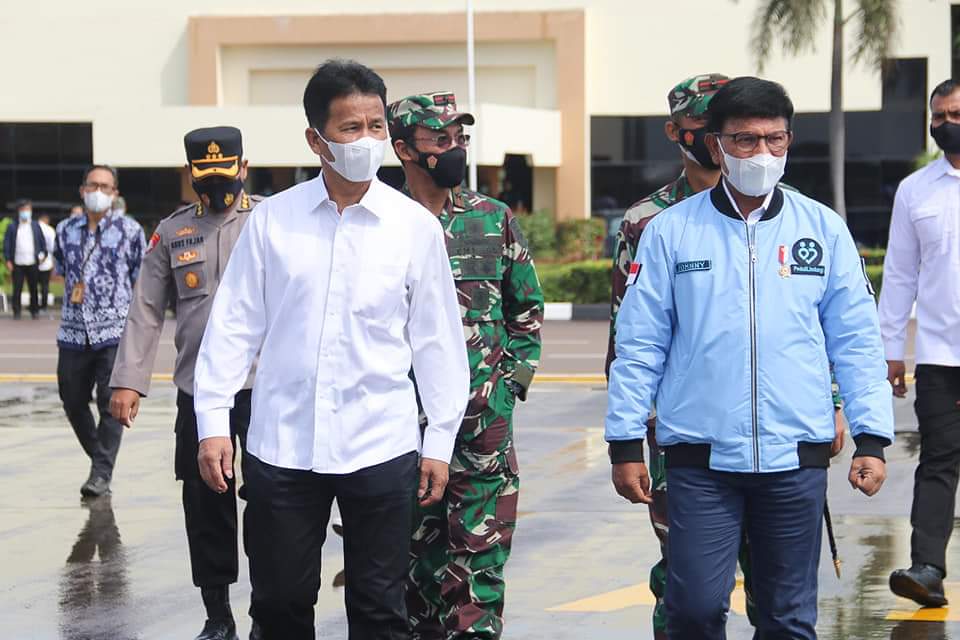 Walikota Batam Sambut Menkominfo Tinjau Proyek Pembangunan Data Center