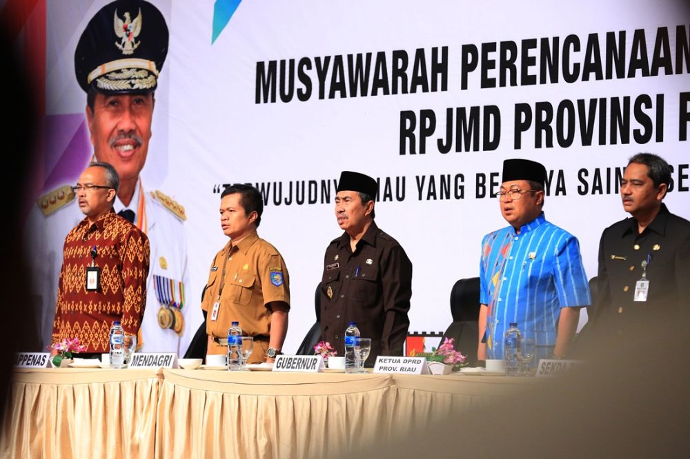 Gubri Buka Musrenbang RPJMD Riau Tahun 2019-2024
