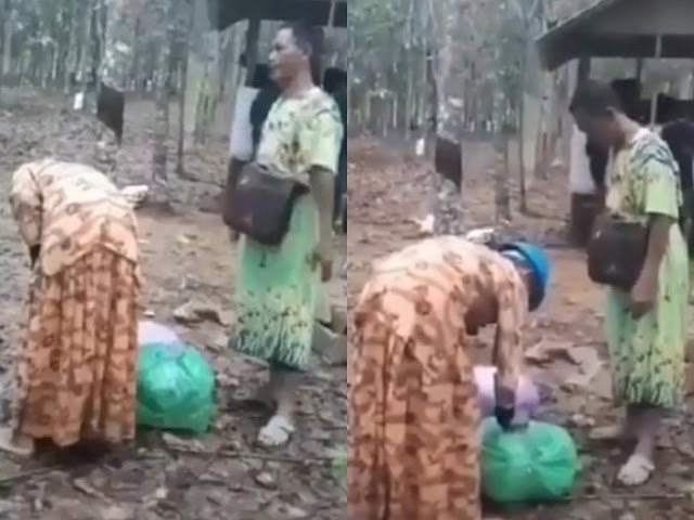 Ratusan Pria Korban BanjirTerpaksa Pakai Baju Wanita