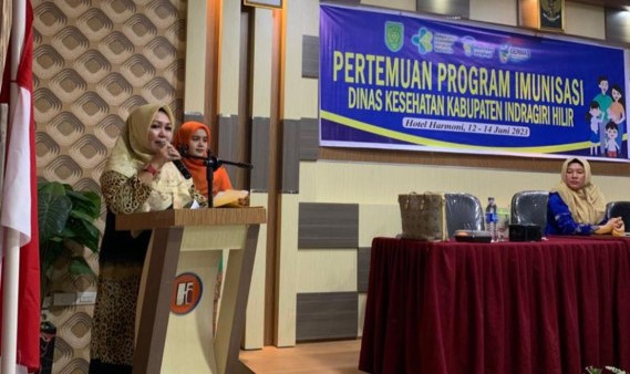 Dinkes Inhil Gelar Pertemuan Imunisasi Tahun 2023, ini Pesan Devi Natalia