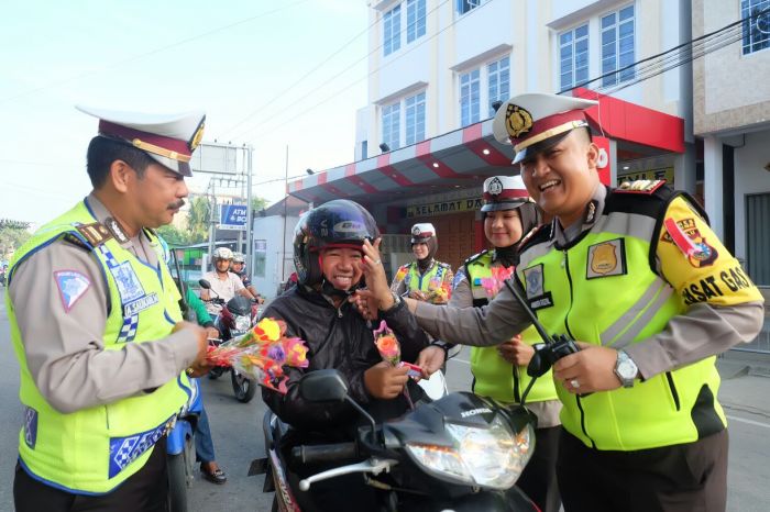Polres Inhil Selenggarakan Kampanye Keselamatan Berlalu Lintas