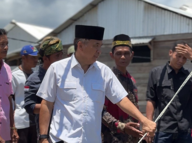Meski Beda Dapil, Ferryandi Bantu Gedung Tahfidz Quran Di Tanah Merah
