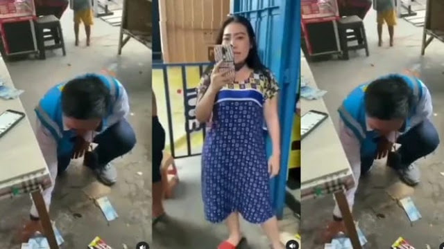 Ditagih Karena Belum Bayar, Ibu ini Lempar Petugas PLN Dengan Uang