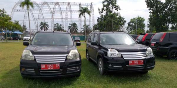 Ratusan Mobil Dinas Pemprov Riau Masih Dikandangkan
