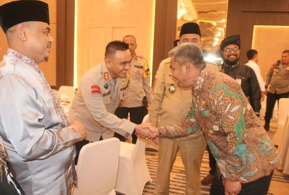 Bupati Inhil Hadiri Rakor Lintas Sektoral Pengamanan Pemilu Tahap ll Th. 2023-2024