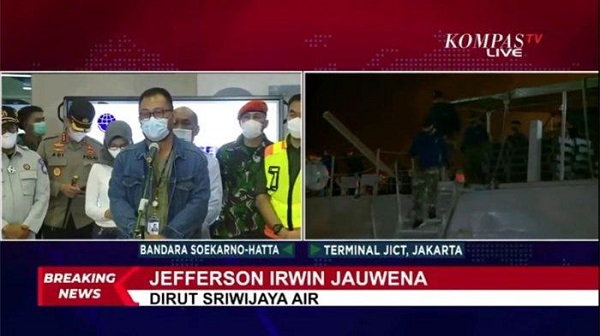 Dirut Sriwijaya Air Pastikan Pesawat SJ-182 Dalam Kondisi Sehat, Delay 30 Menit Akibat Hujan Deras