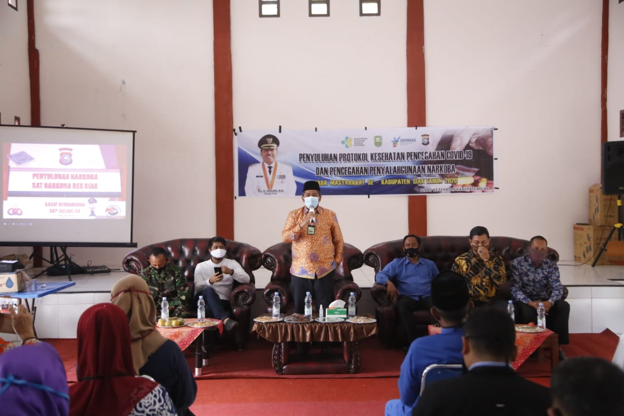 Bupati Alfedri: Narkoba Dan Covid-19 Dua Musuh Utama Masyarakat Yang Harus Di Perangi Bersama