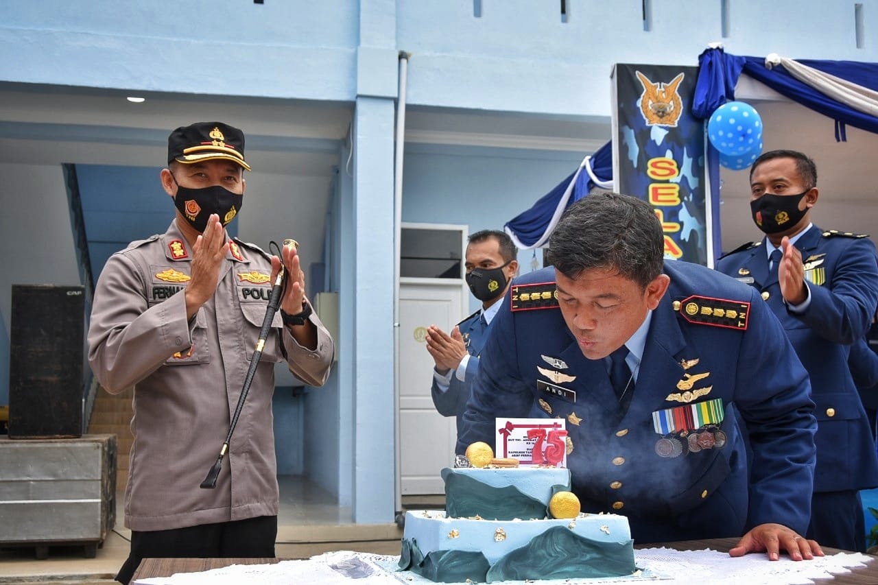 Lanud RHF Tanjungpinang Gelar Syukuran Usai Rangkaian Hari TNI AU ke-75