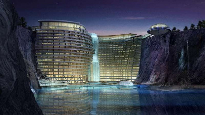 China Bangun Hotel Mewah di Bawah Tanah Bekas Pertambangan