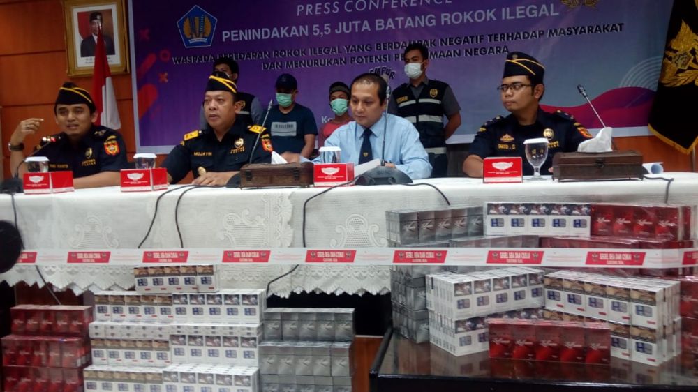 5,5 Batang Rokok Ilegal Diamankan Kanwil DJBC Riau