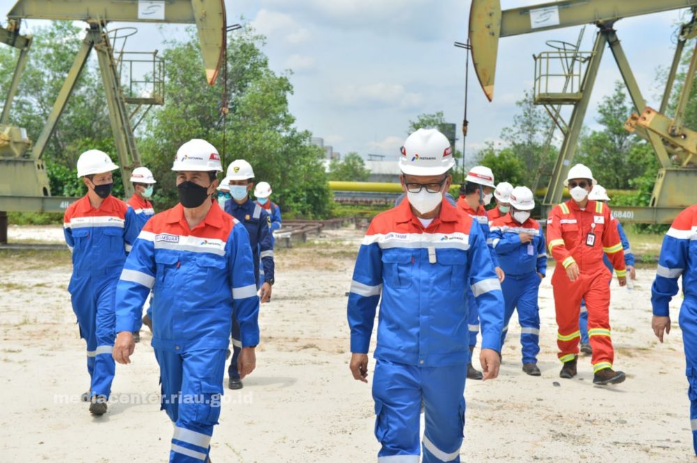 Tinjau Pertamina Hulu Rokan, Ini Pesan Menteri ESDM