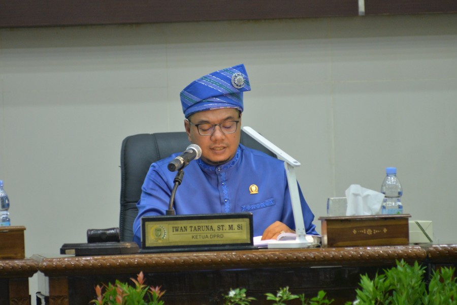 Paripurna Milad ke-60 Inhil, Ini Pesan Ketua DPRD Iwan Taruna