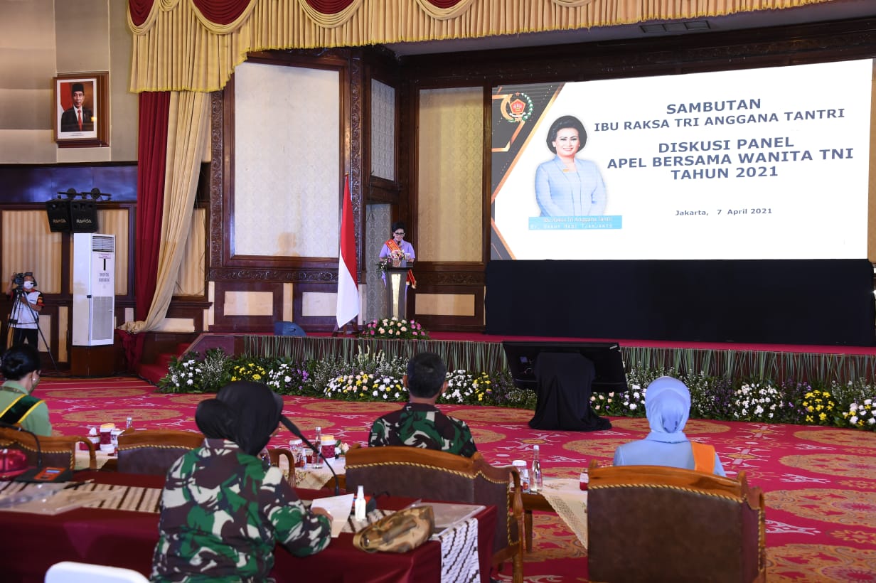 Ketum Dharma Pertiwi :  Wanita TNI Harus Adaptasi Dengan Perkembangan Jaman