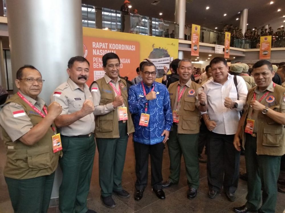 Dibuka Presiden RI, Wagubri Edy Nasution Hadiri Rakornas 2020 BNPB