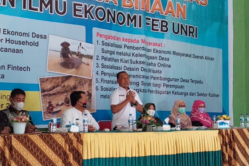 Wujudkan Logas Desa Lokus Binaan, Pemprov Gandeng Fakultas Ekonomi Unri