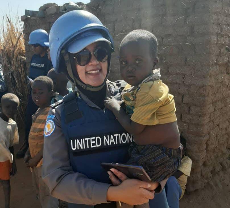 Aiptu Beby Famelia Sukses Emban Misi Perdamaian PBB di Sudan