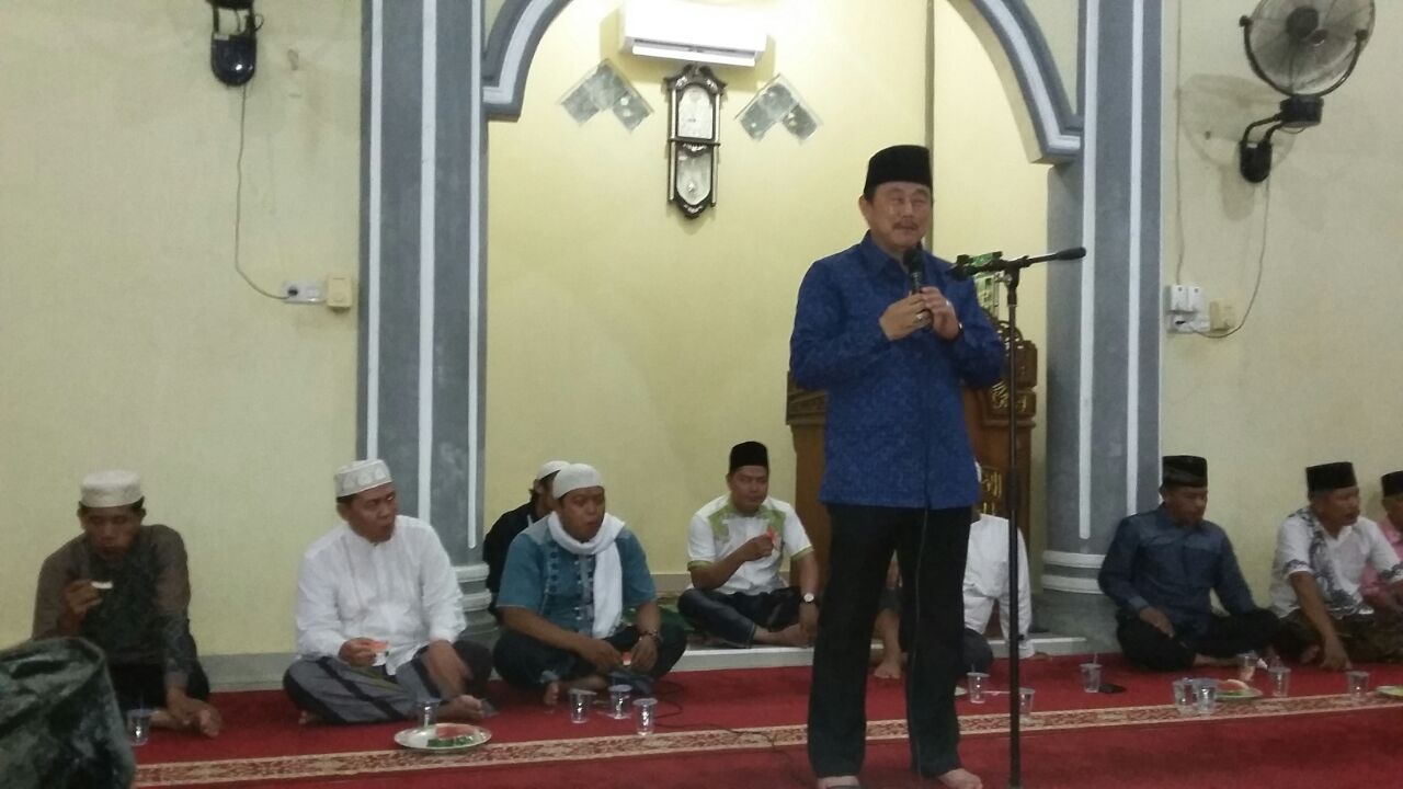 Safari Ramadhan, Wabup Kuansing  Kunjungi Masjid Istiqomah Bukit Pedusunan