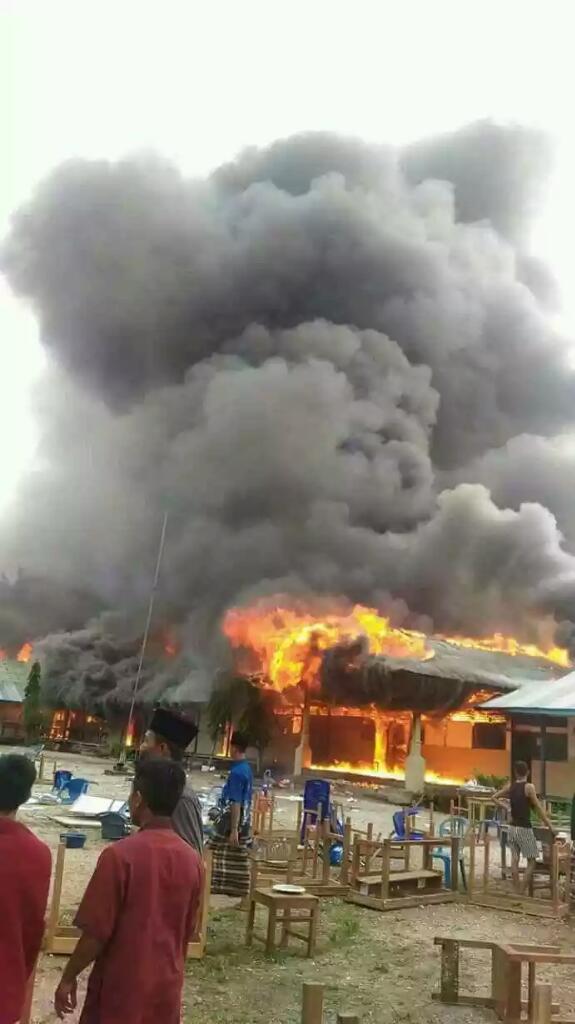 Ini Penyebab Kebakaran Ponpes di Inhil