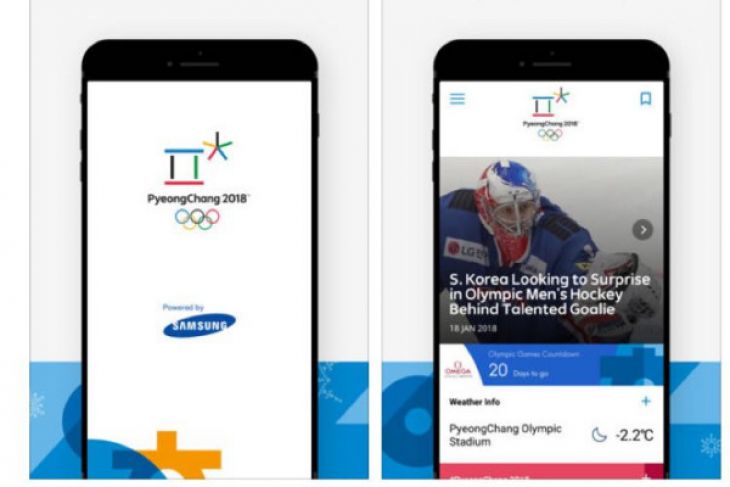 Samsung Luncurkan Aplikasi Resmi PyeongChang 2018
