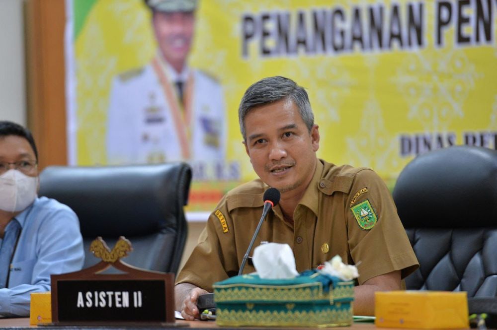 Penanganan Wabah PMK di Riau, Asisten II Riau : Tingkatkan Koordinasi Lintas Sektoral