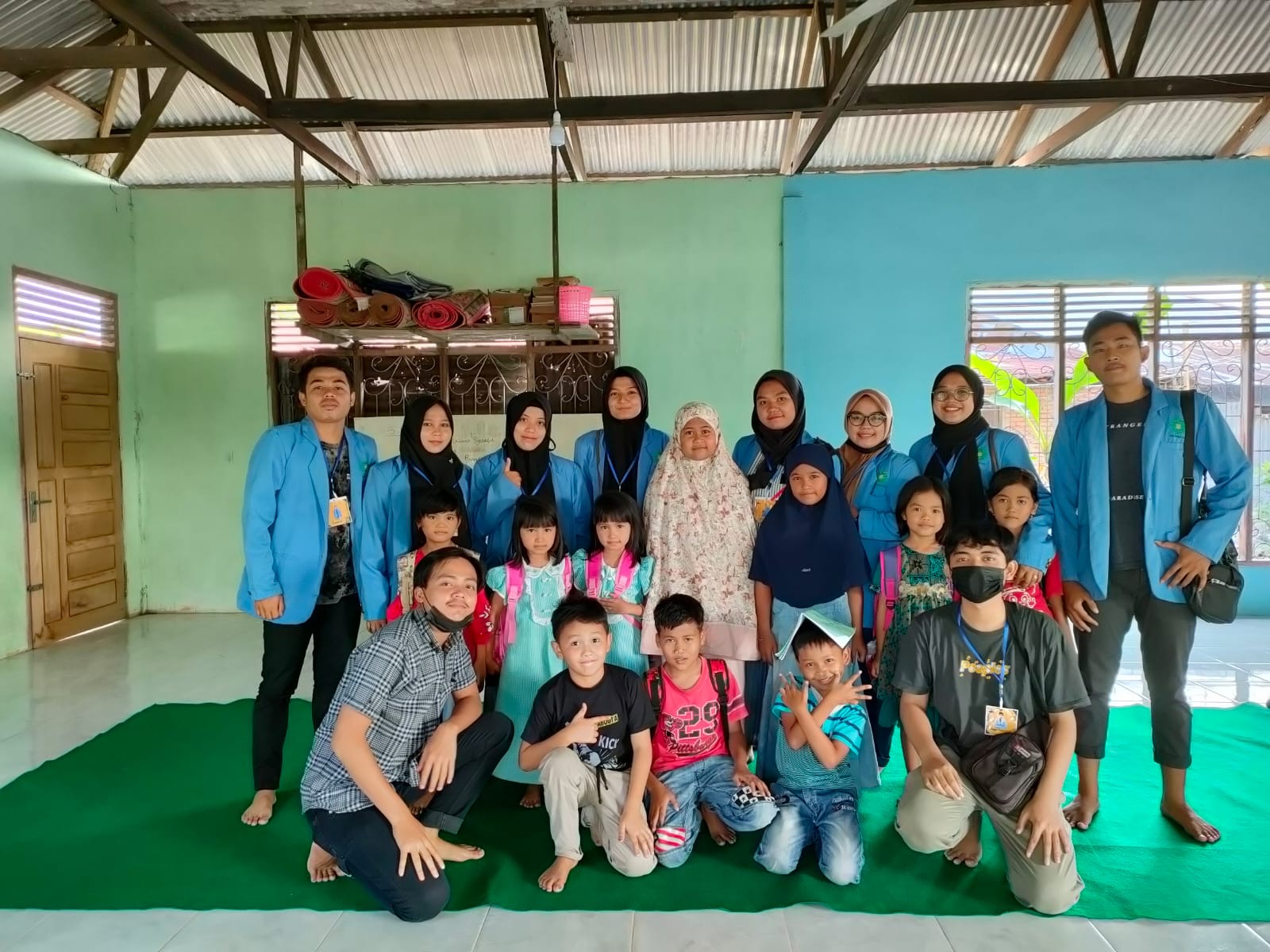 Mahasiswa KKN UIN Suska Riau Adakan Magrib Mengaji di Desa Tanjung Berulak