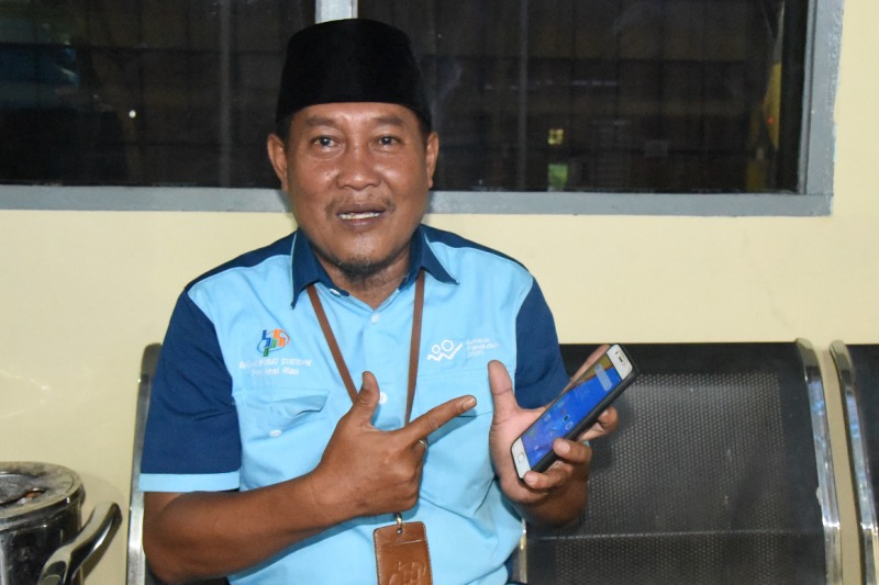 Kepala BPS Kabupaten Bengkalis Sukarwanto: SP 2020 Online Hanya di sensus.bps.go.id