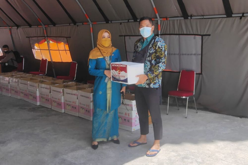 Selesai Isolasi, Pasien Asrama Haji Pulang Dikasih Sembako