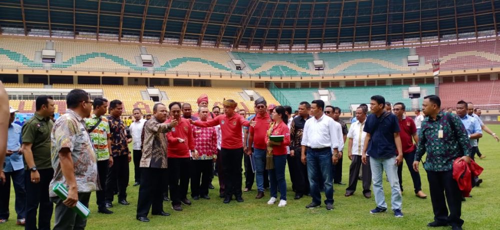 Gubernur Riau Pastikan Perbaikan Stadion Utama Segera Dilaksanakan