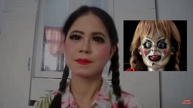 Jajal Makeup di Salon Terburuk, YouTuber Ini Malah Jadi Mirip Annabelle