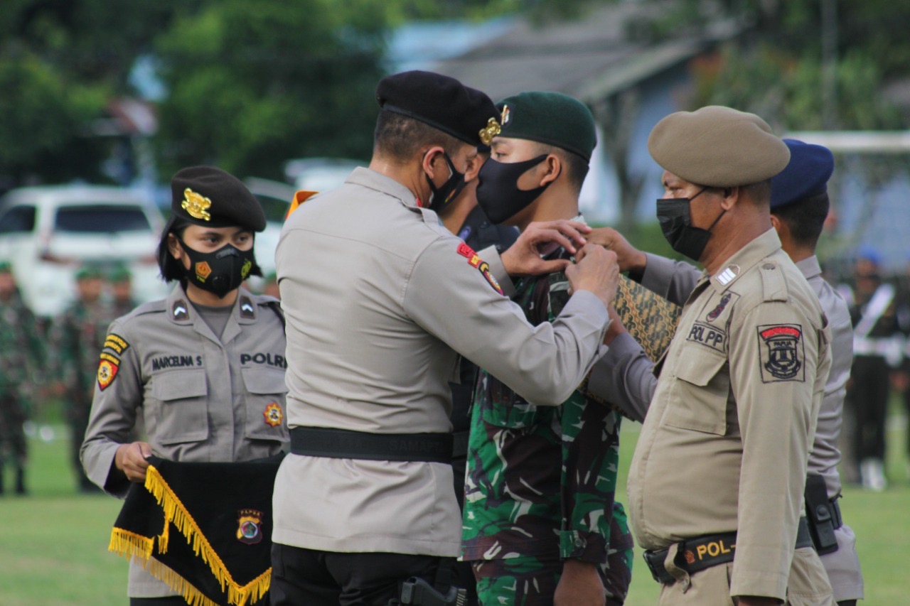 Kodam XVII/Cenderawasih Turut Ambil Bagian Dalam Apel Pengamanan PON XX 2021