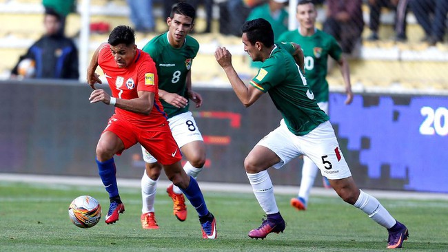 Chile Ditumbangkan Bolivia 0-1