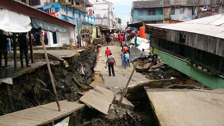 Tidak Ada Korban Jiwa Pada Longsor di Tanah Merah, Inhil