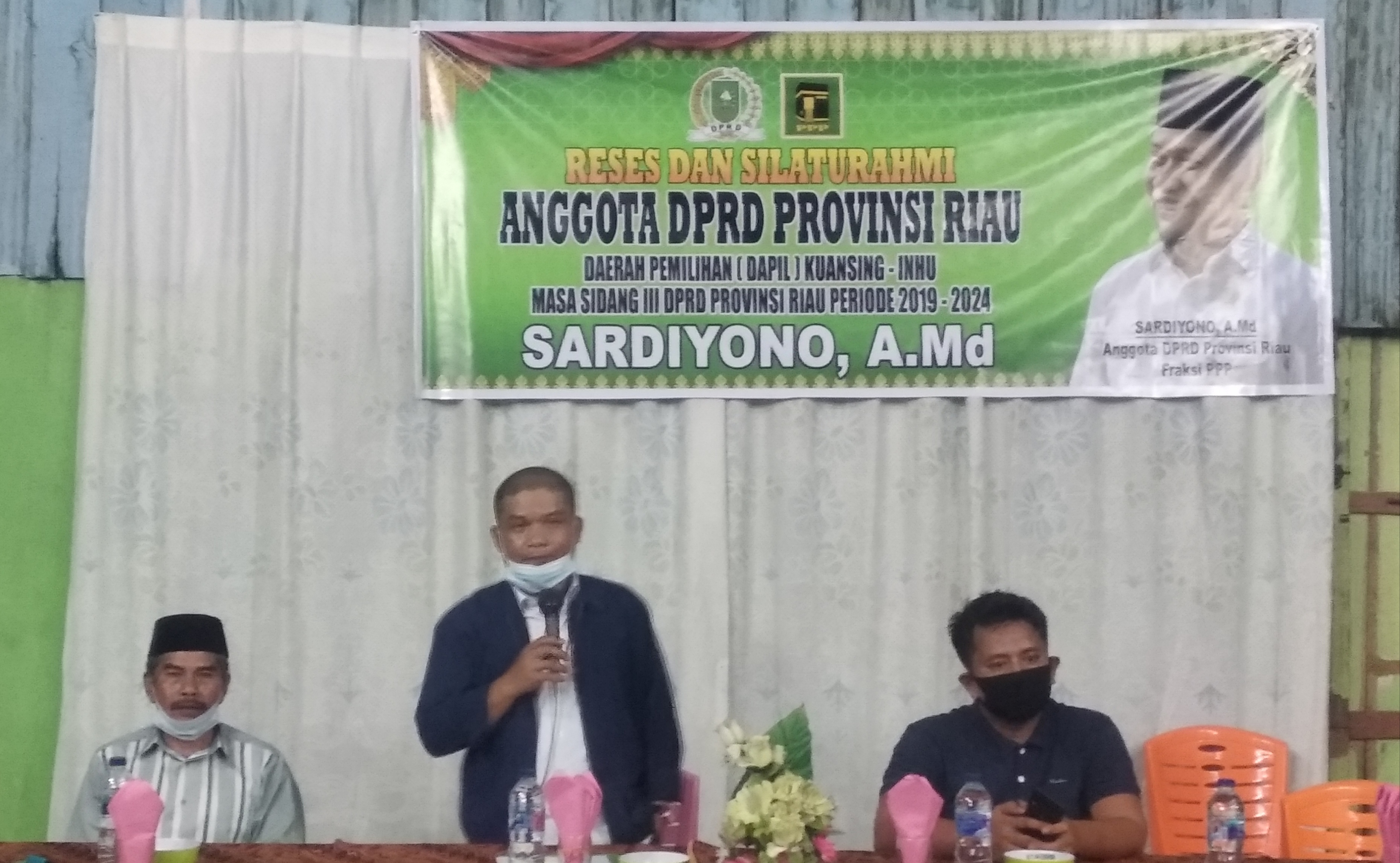 Anggota DPRD Riau Sardiono Laksanakan Reses Di Gunung Toar, Kuansing